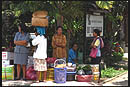 à Ubud, village balinais en Indonésie, retour de marché