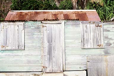 Maison de Corossol, village de la cote Ouest de Saint-Barthélemy