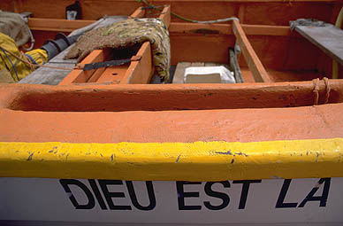 Bateau de pêche de Grand-Rivière au nord de la Martinique