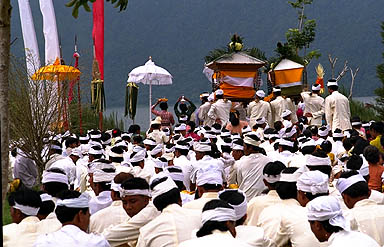 procession à Bali