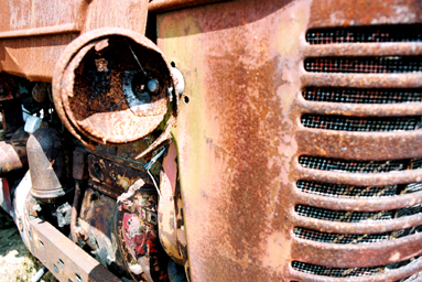 tracteur dans le medoc
