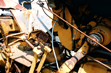 le medoc et sa collection de tracteurs rouillés