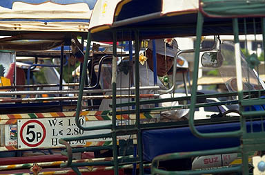 tuk tuk à Vientiane au Laos