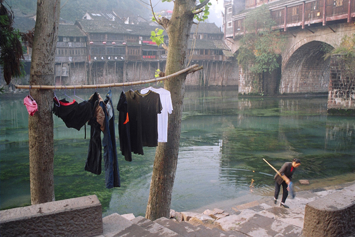 Chine, l'art de faire sécher sa culotte sur le fil en photos