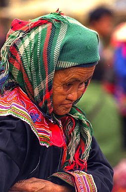à Sa Pa vieille femme Giay